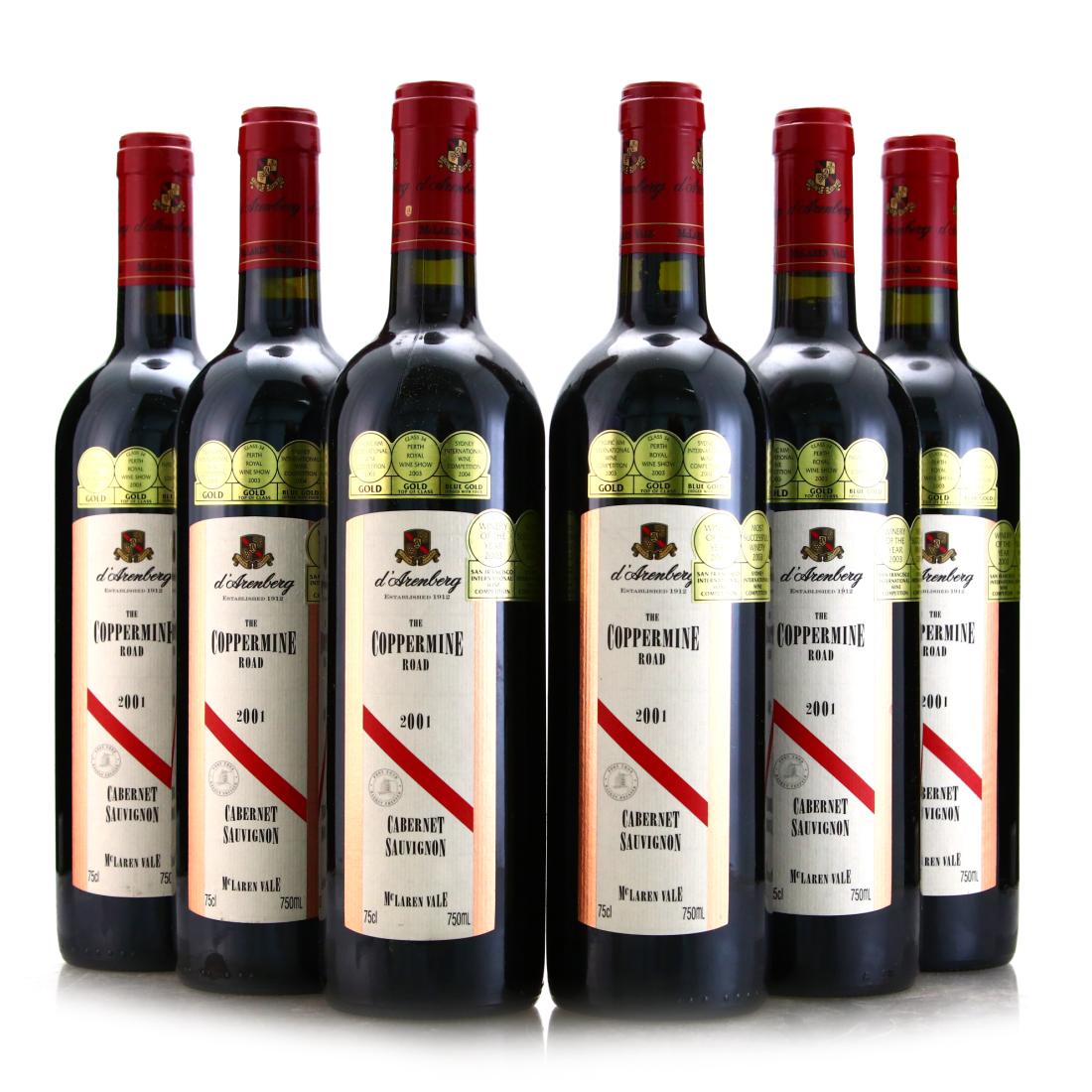 Image for d'Arenberg The Coppermine Road Cabernet Sauvignon 2001