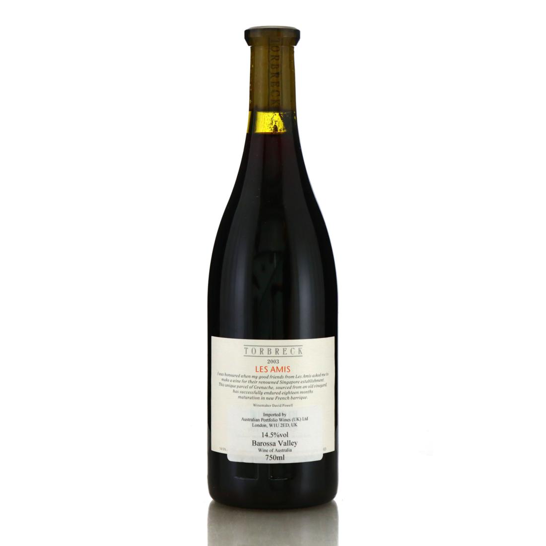 Image for Torbreck Les Amis 2003 Barossa