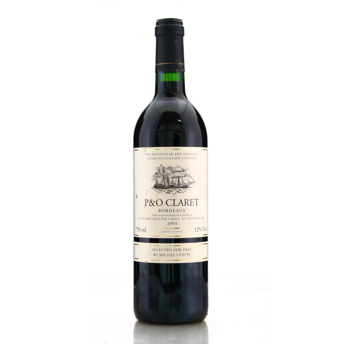 Image for P&O Claret 1993 Bordeaux