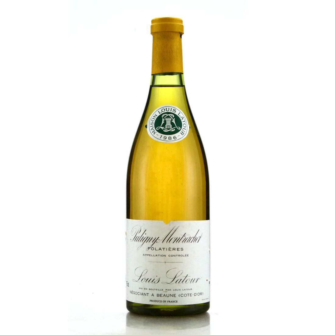 Image for L.Latour Folatieres 1986 Puligny-Montrachet 1er Cru