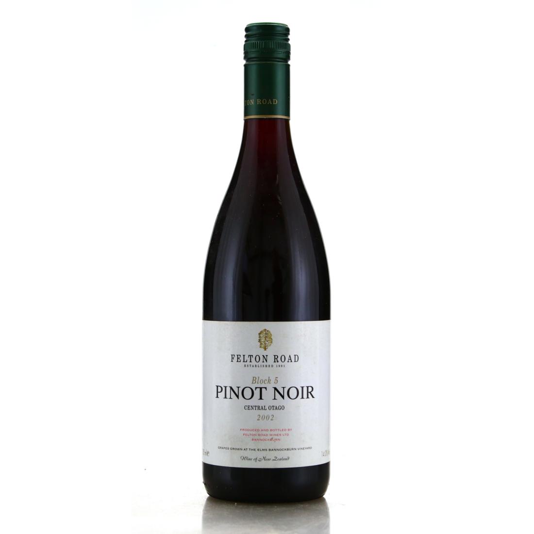 Image for Felton Road Block 5 Pinot Noir 2002 Central Otago