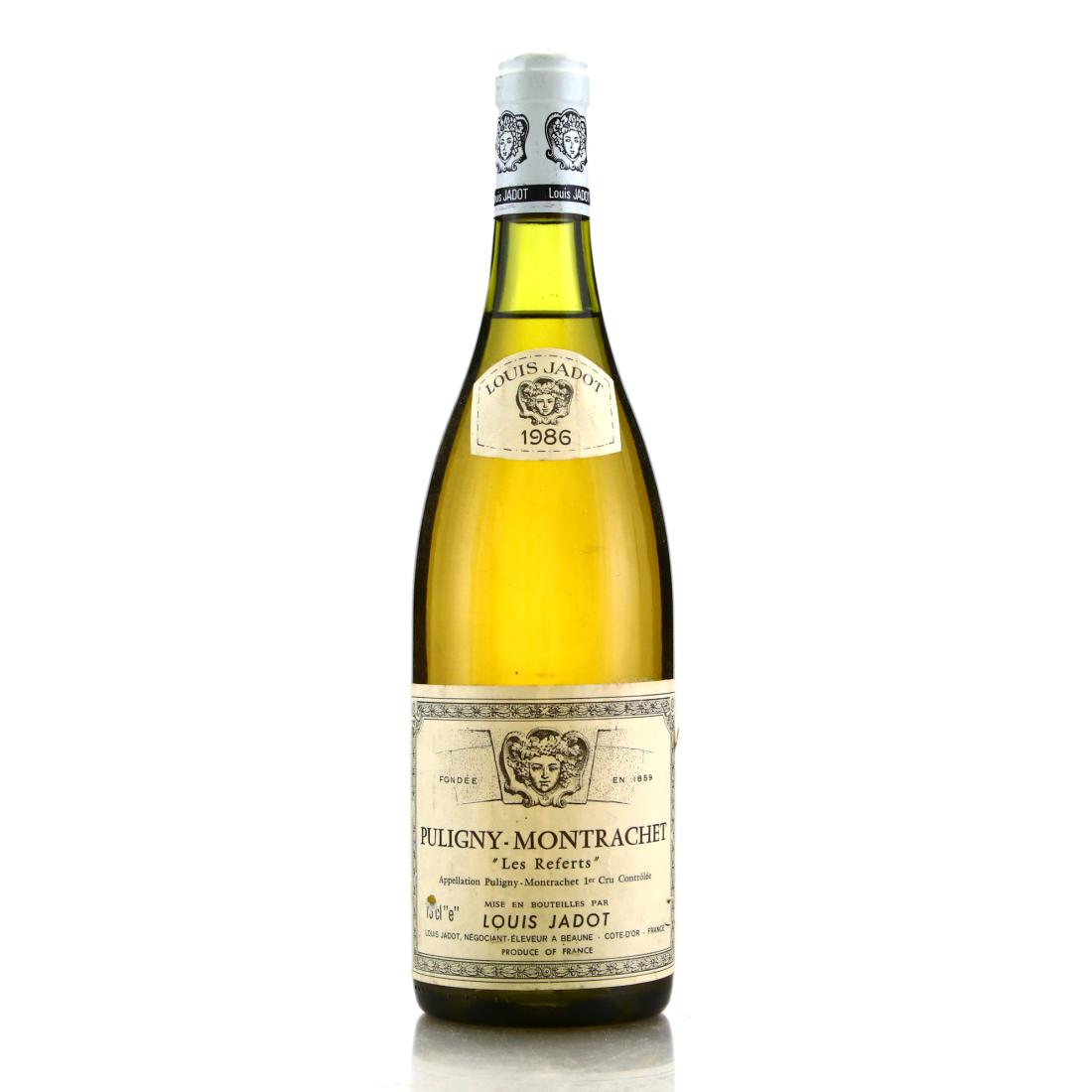 Image for L.Jadot Les Referts 1986 Puligny-Montrachet 1er-Cru