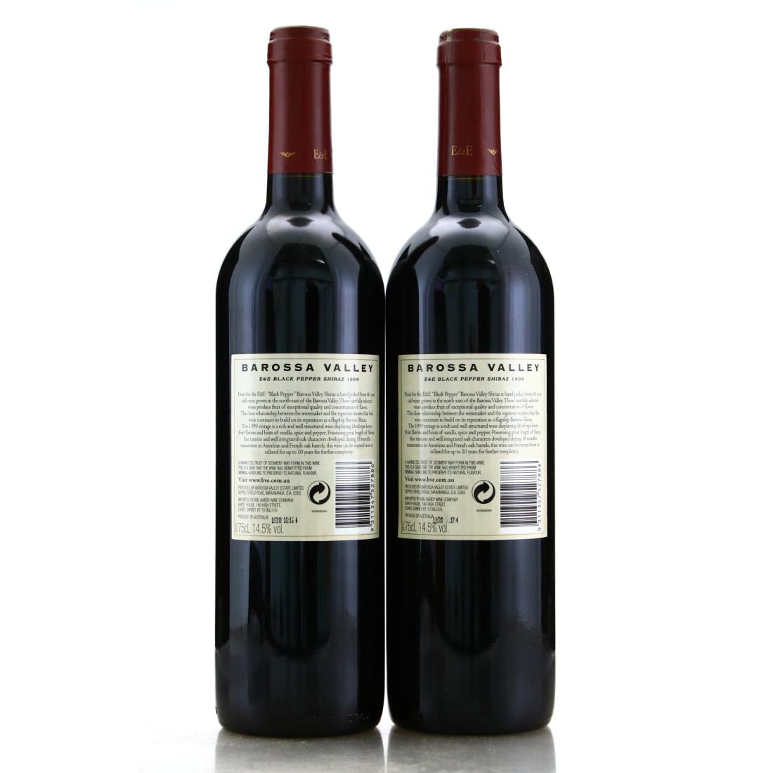 Image for Barossa Valley Estate E&E Black Pepper Shiraz 1999 Barossa