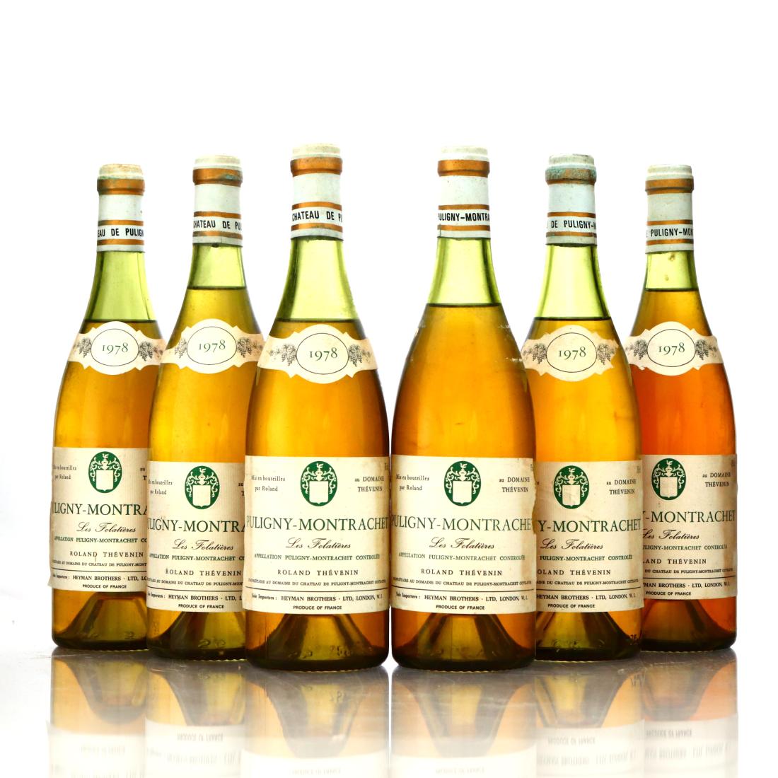Image for R.Thevenin Les Folatieres 1978 Puligny-Montrachet 1er Cru