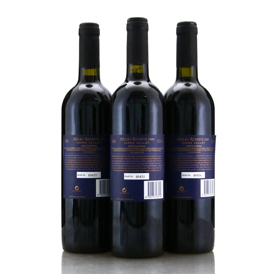 Image for De Bortoli Melba Reserve 2000 Yarra