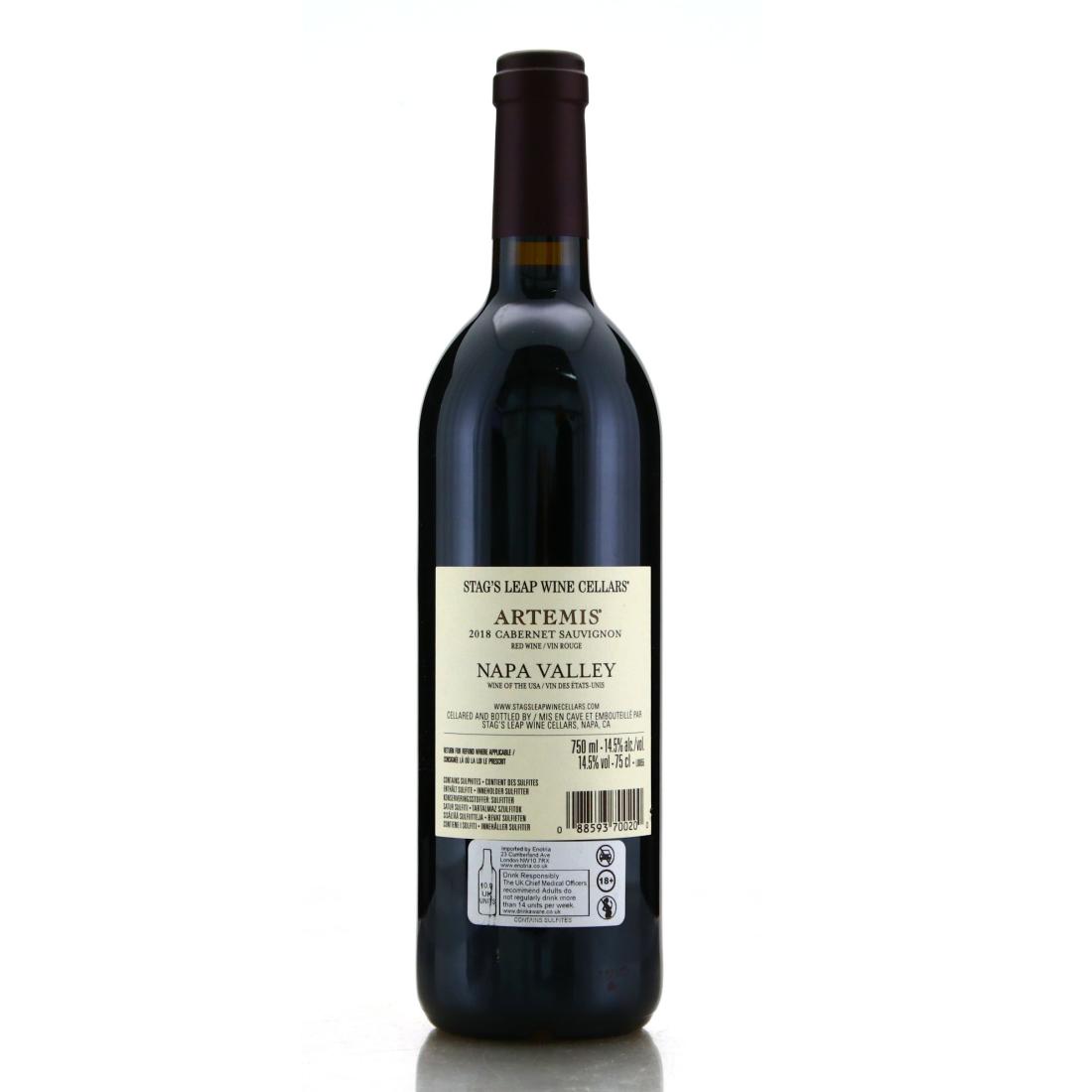 Image for Stag's Leap Artemis Cabernet Sauvignon 2018 Napa