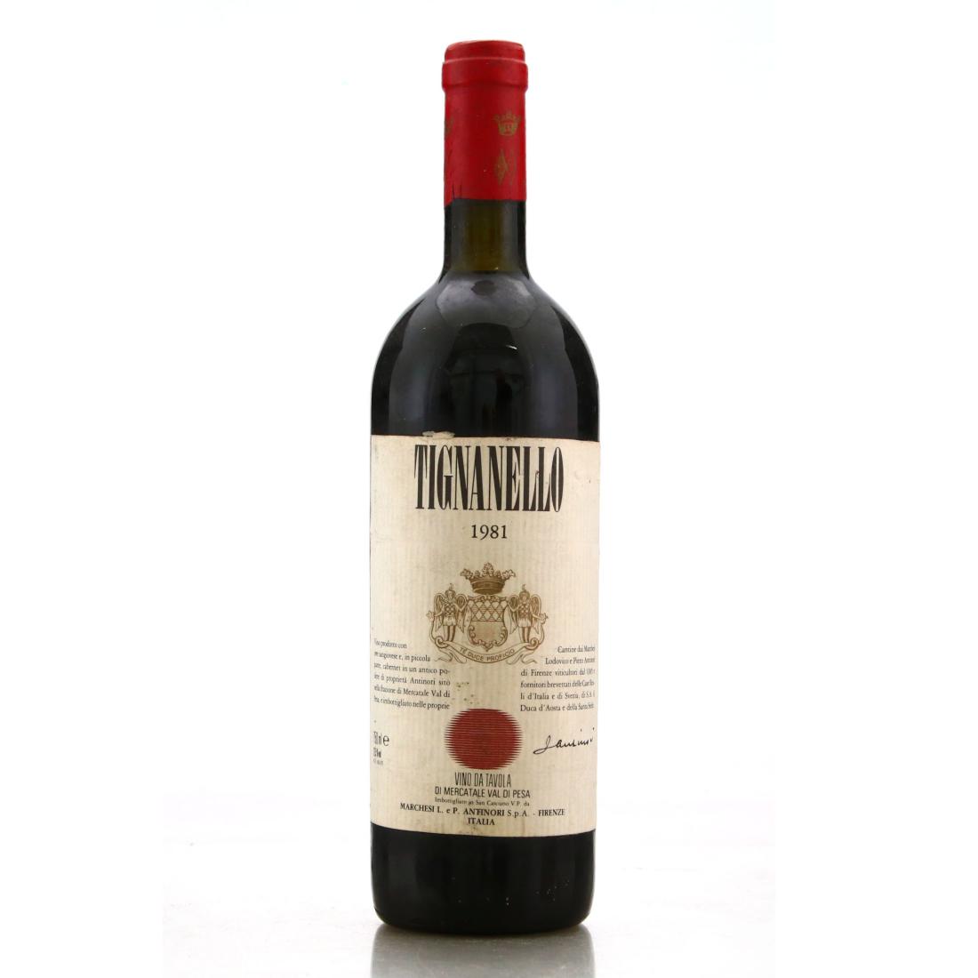 Image for Tignanello 1981 Tuscany