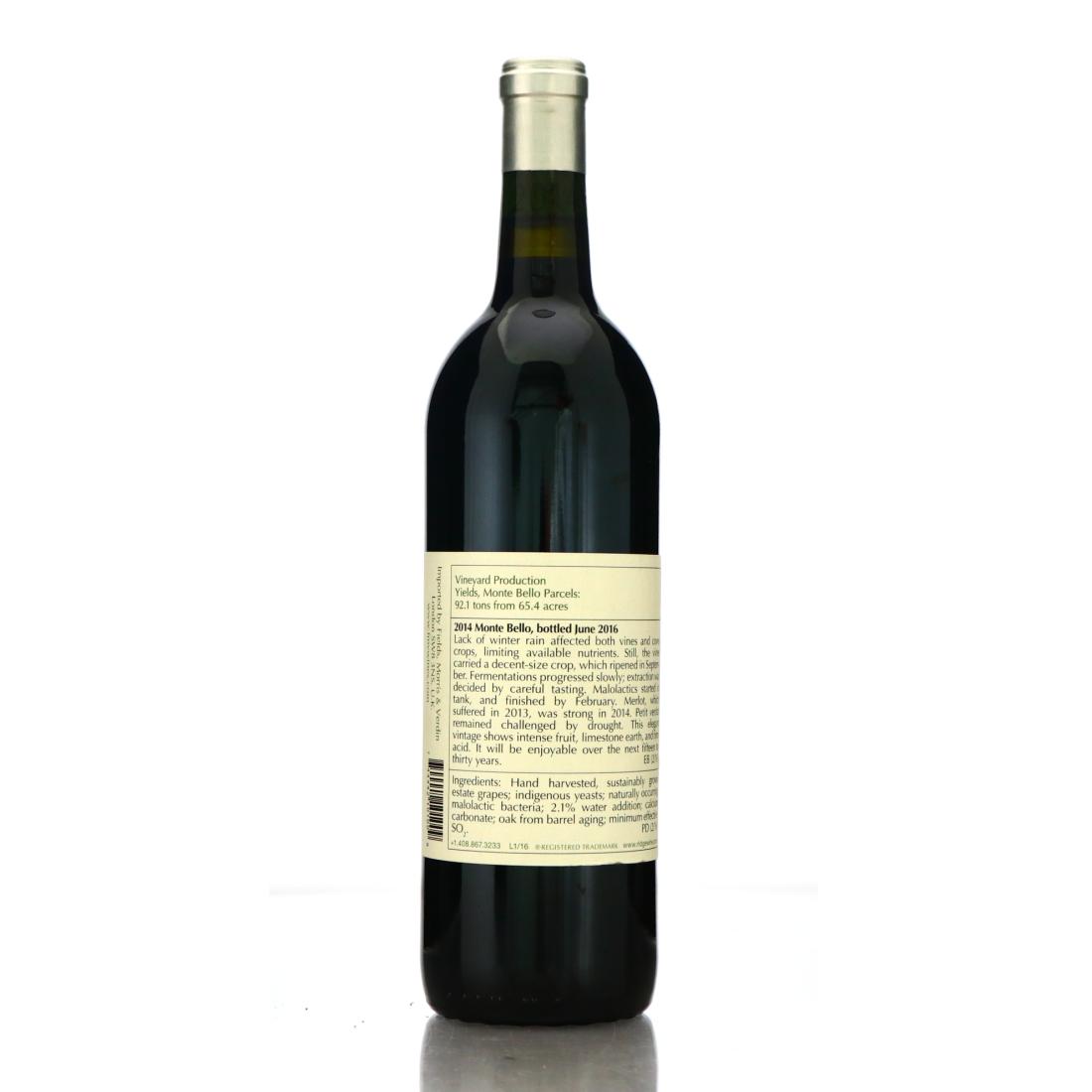 Image for Ridge Monte Bello 2014 Santa Cruz Mountains