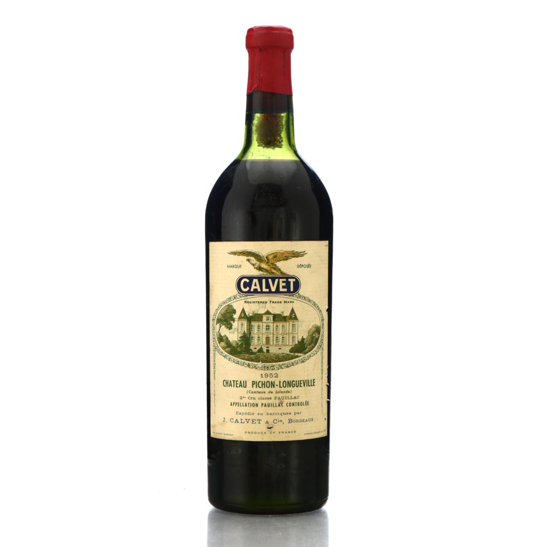 Image for J.Calvet Ch. Pichon Longueville 1952 Pauillac 2eme-Cru