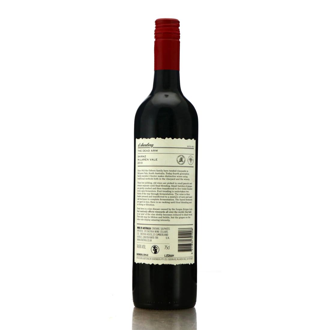Image for D'Arenberg Dead Arm Shiraz 2013 McLaren Vale