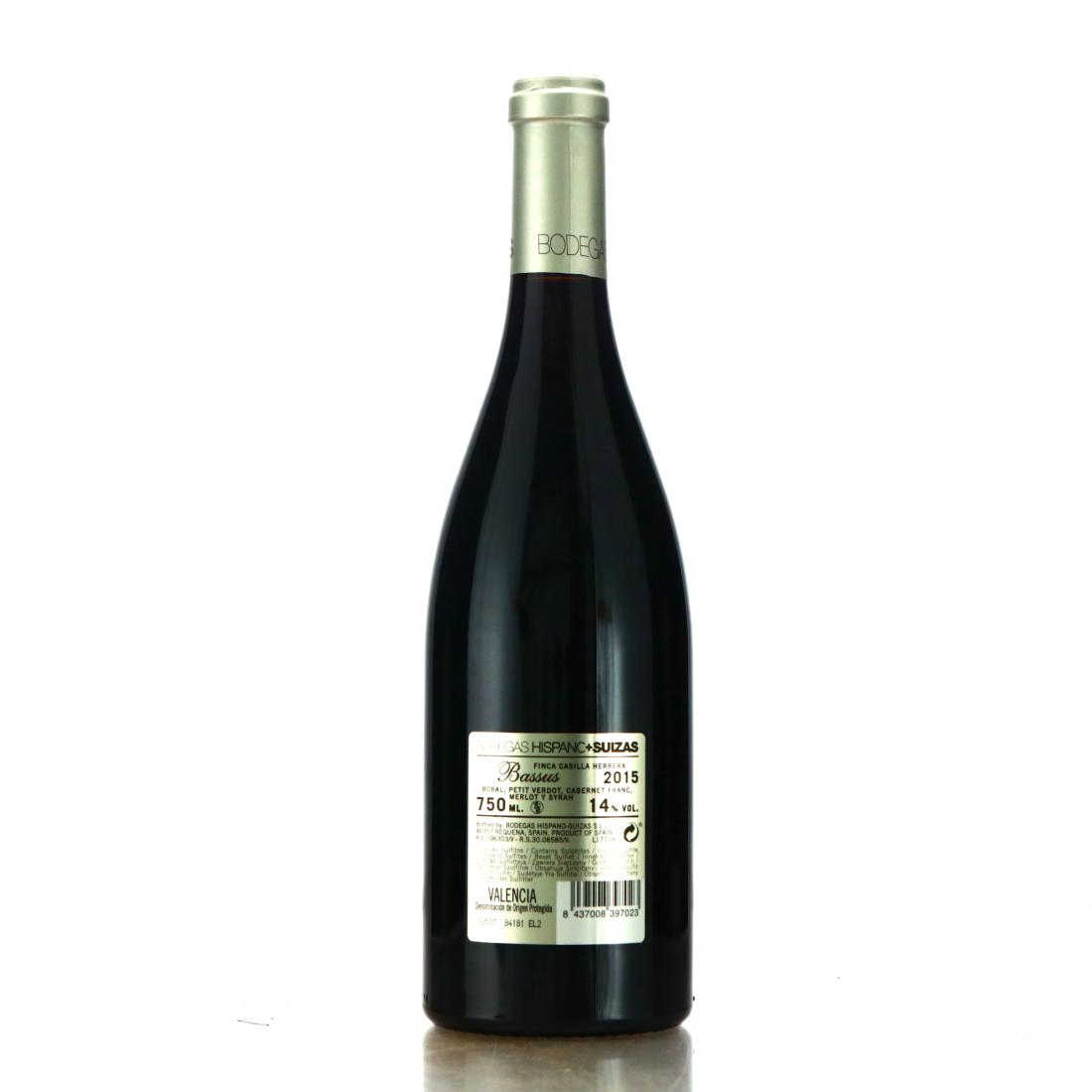 Image for Bodegas Hispano+Suizas Bassus Finca Casilla Herrera 2015 Valencia