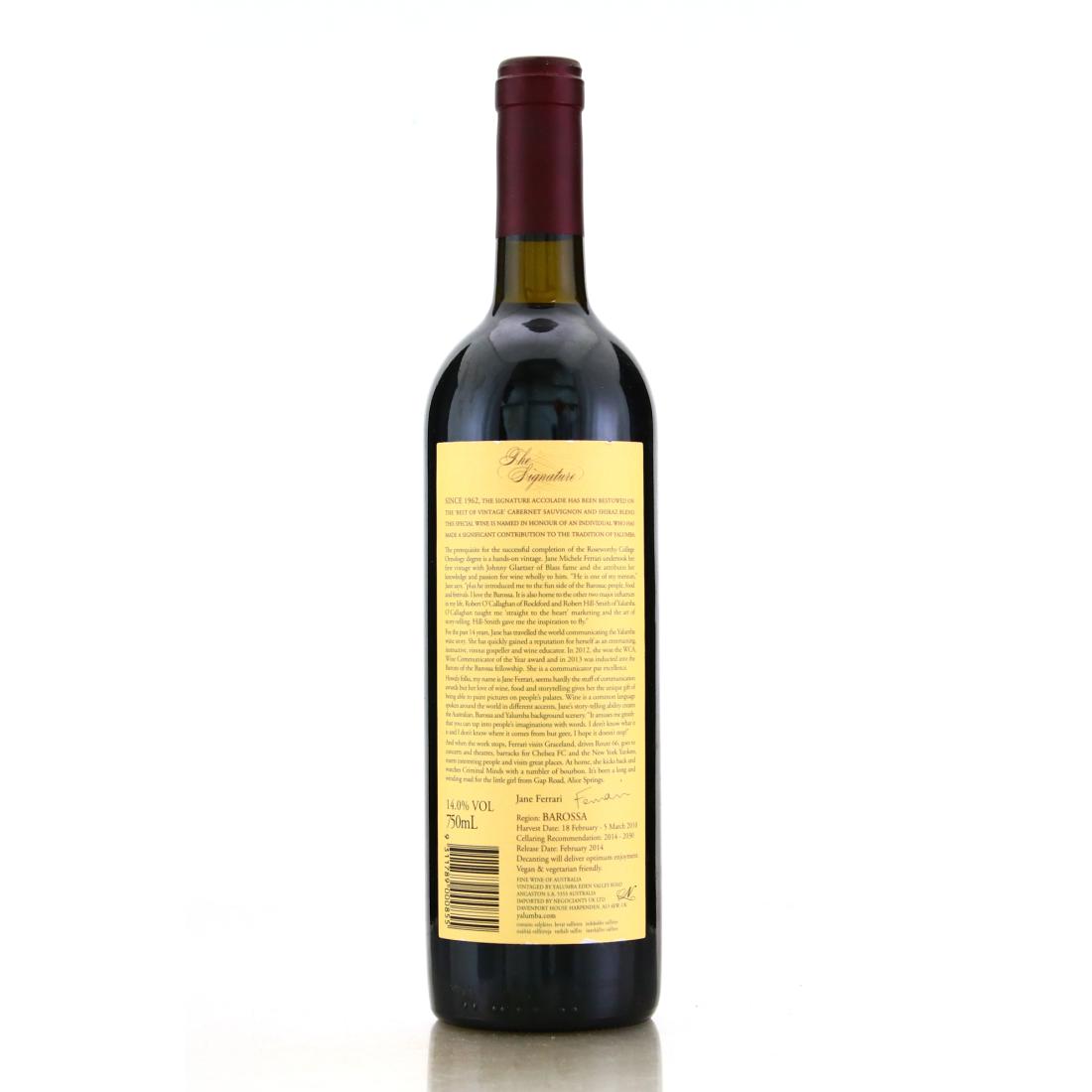 Image for Yalumba Signature Cabernet Sauvignon Shiraz 2010 Barossa