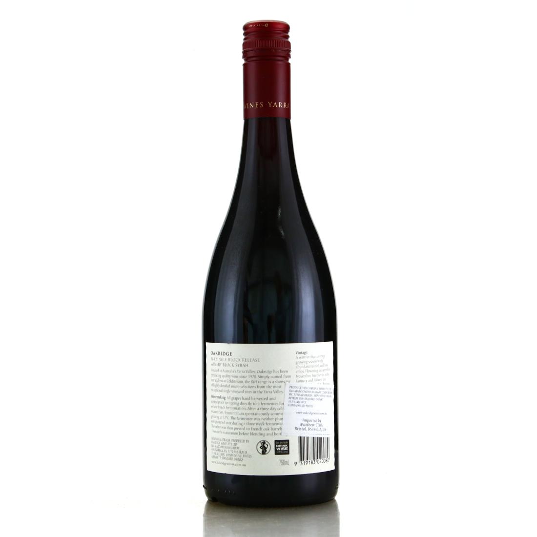 Image for Oakridge Syrah 2013 Yarra Valley