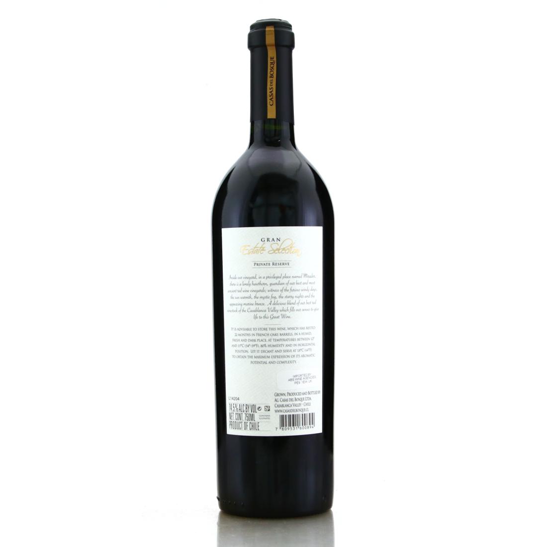 Image for Casas Del Bosque Gran Estate Selection 2012 Maipo