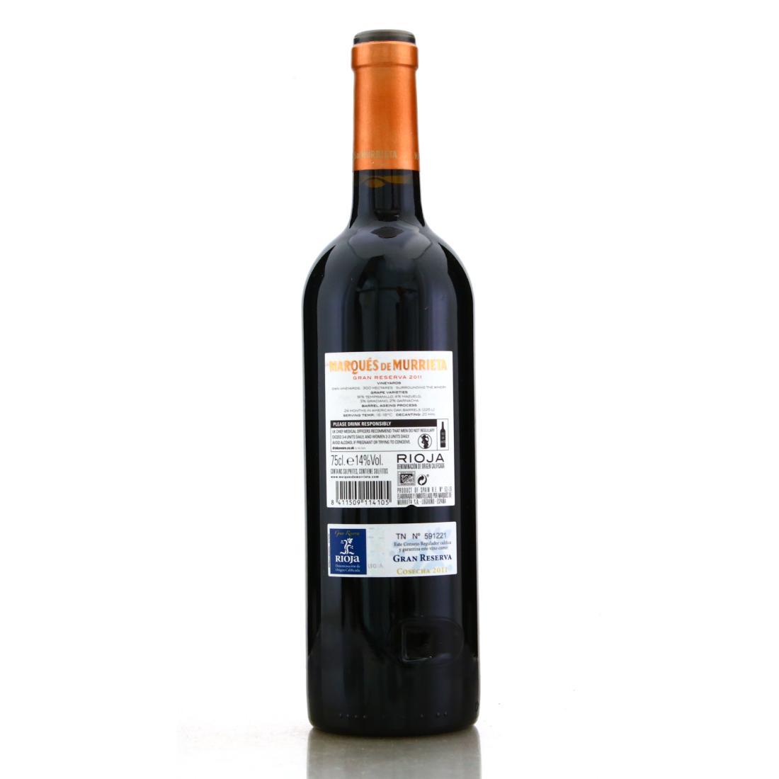 Image for Marques De Murrieta 2011 Rioja Gran Reserva