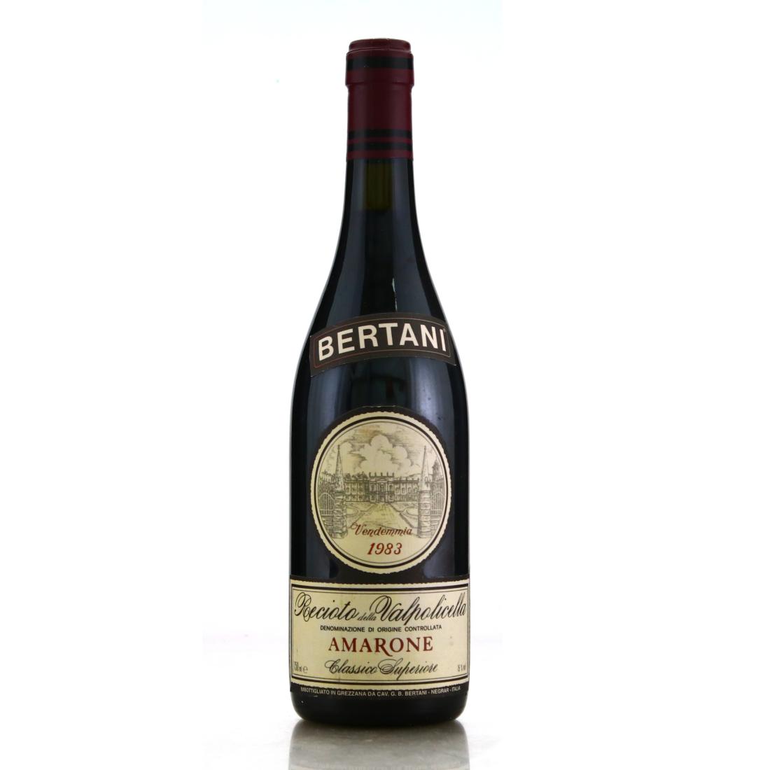 Image for Bertani Recioto Della Valpolicella 1983 Amarone Classico Superiore