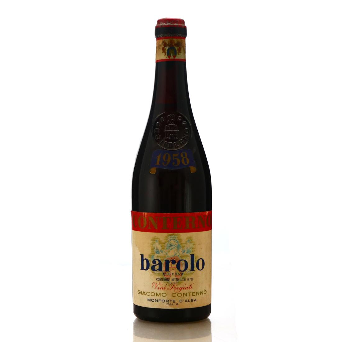 Image for Giacomo Conterno Vini Pregiati 1958 Barolo Riserva