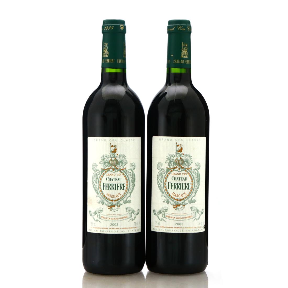 Image for Ch. Ferriere 2003 Margaux 3eme-Cru
