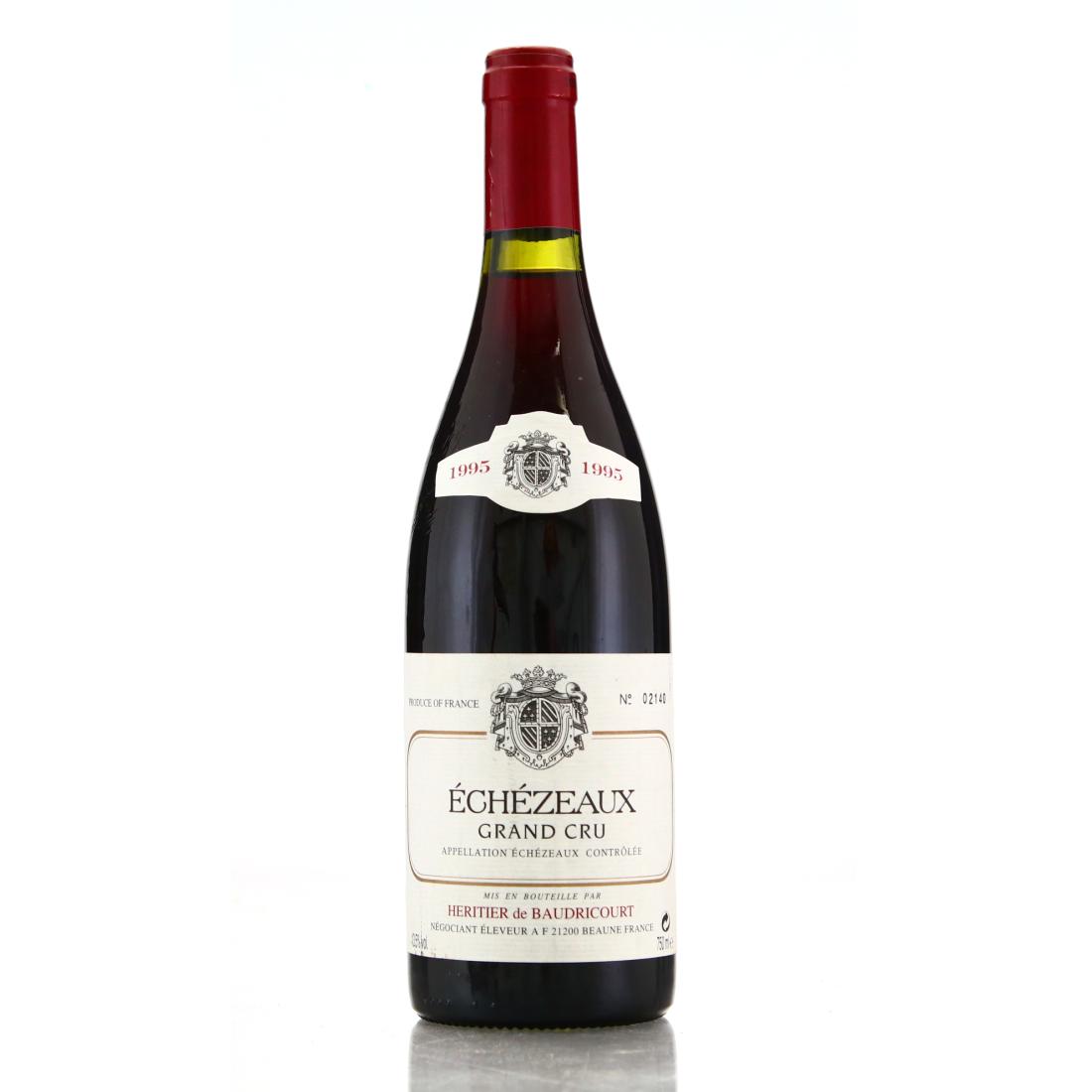 Image for Heritiers de Baudricourt 1995 Echezeaux Grand-Cru