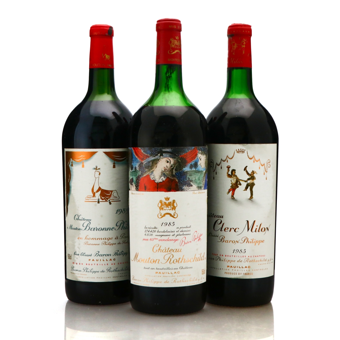 Image for Ch. Rothschild 1985 Pauillac 3x150cl Wooden Presentation Box