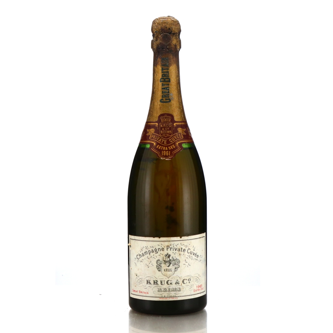 Krug Private Cuvee Extra Sec 1961 Vintage Champagne