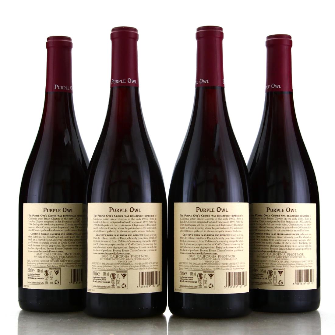 Image for Purple Owl Pinot Noir 2020 California