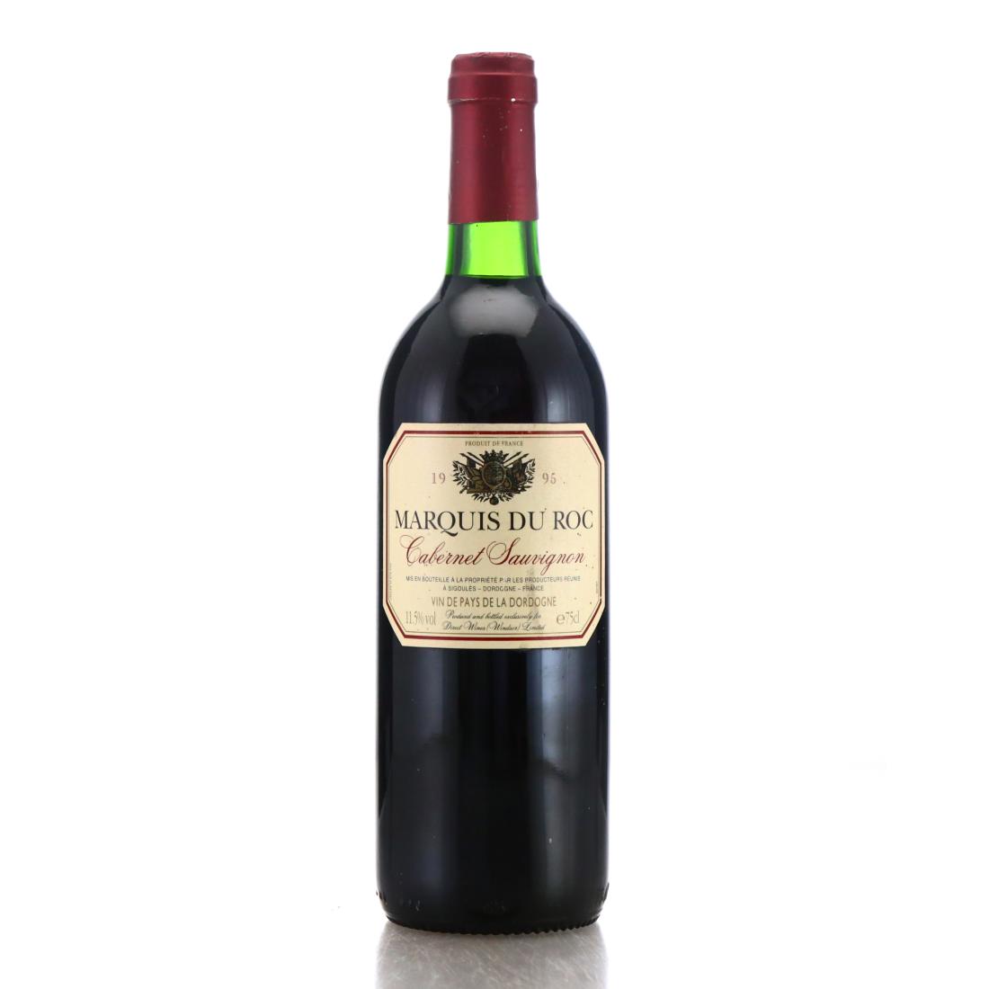 Image for Marquis Du Roc Cabernet Sauvignon 1995 Vin De Pays De La Dordogne