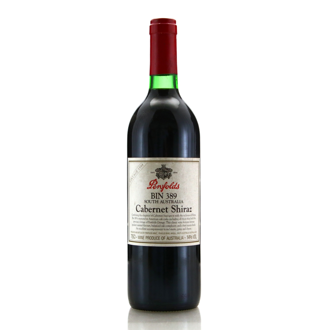 Penfolds Bin 389 Cabernet-Shiraz 1994 South Australia