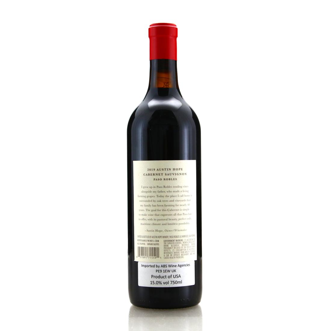 Image for Austin Hope Paso Robles Cabernet Sauvignon 2019 California