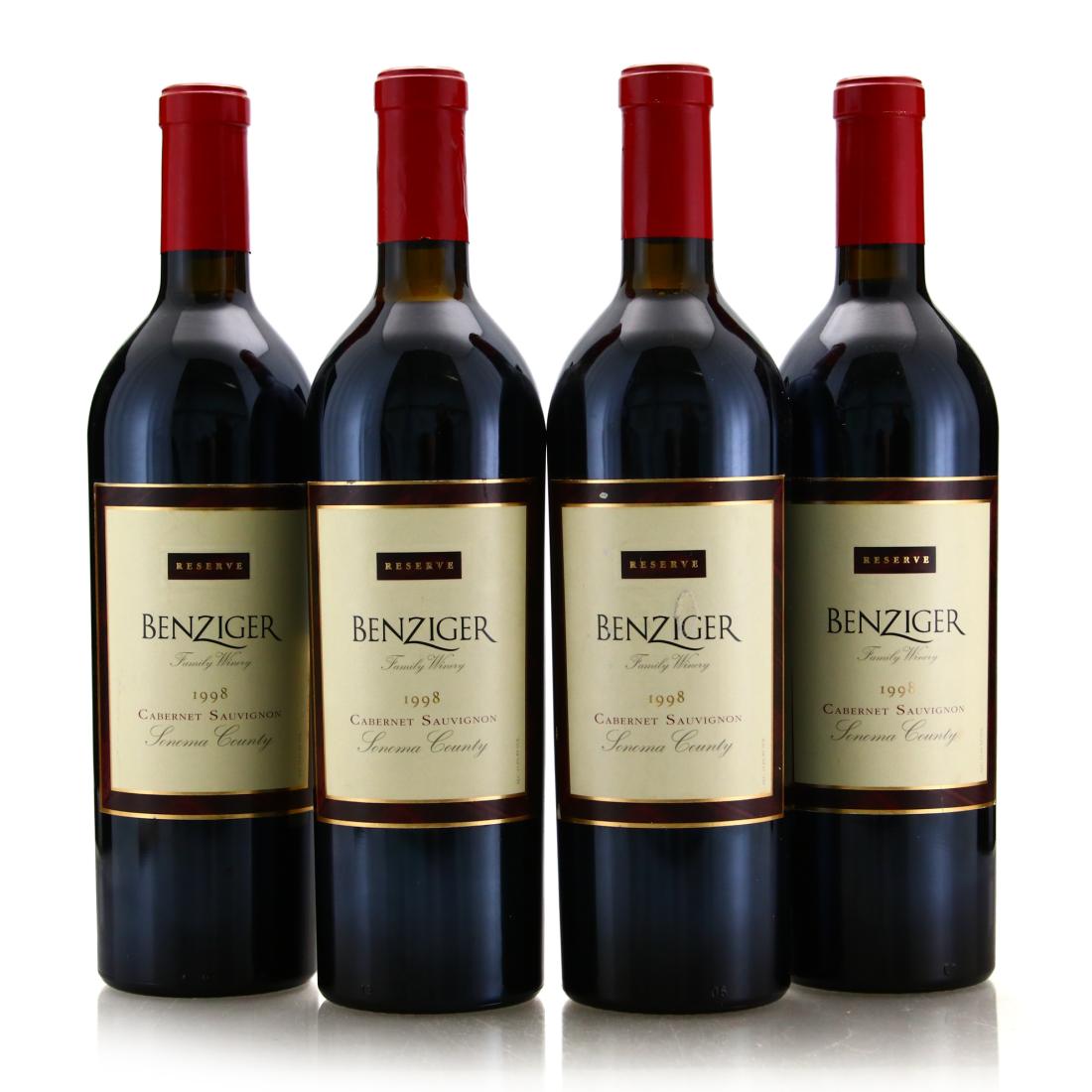 Image for Benziger Reserve Cabernet Sauvignon 1998 Sonoma County