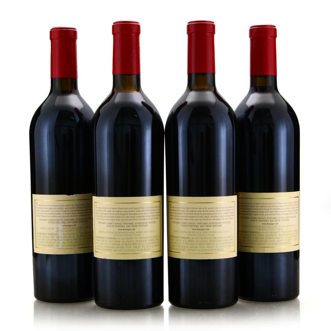 Image for Benziger Reserve Cabernet Sauvignon 1998 Sonoma County