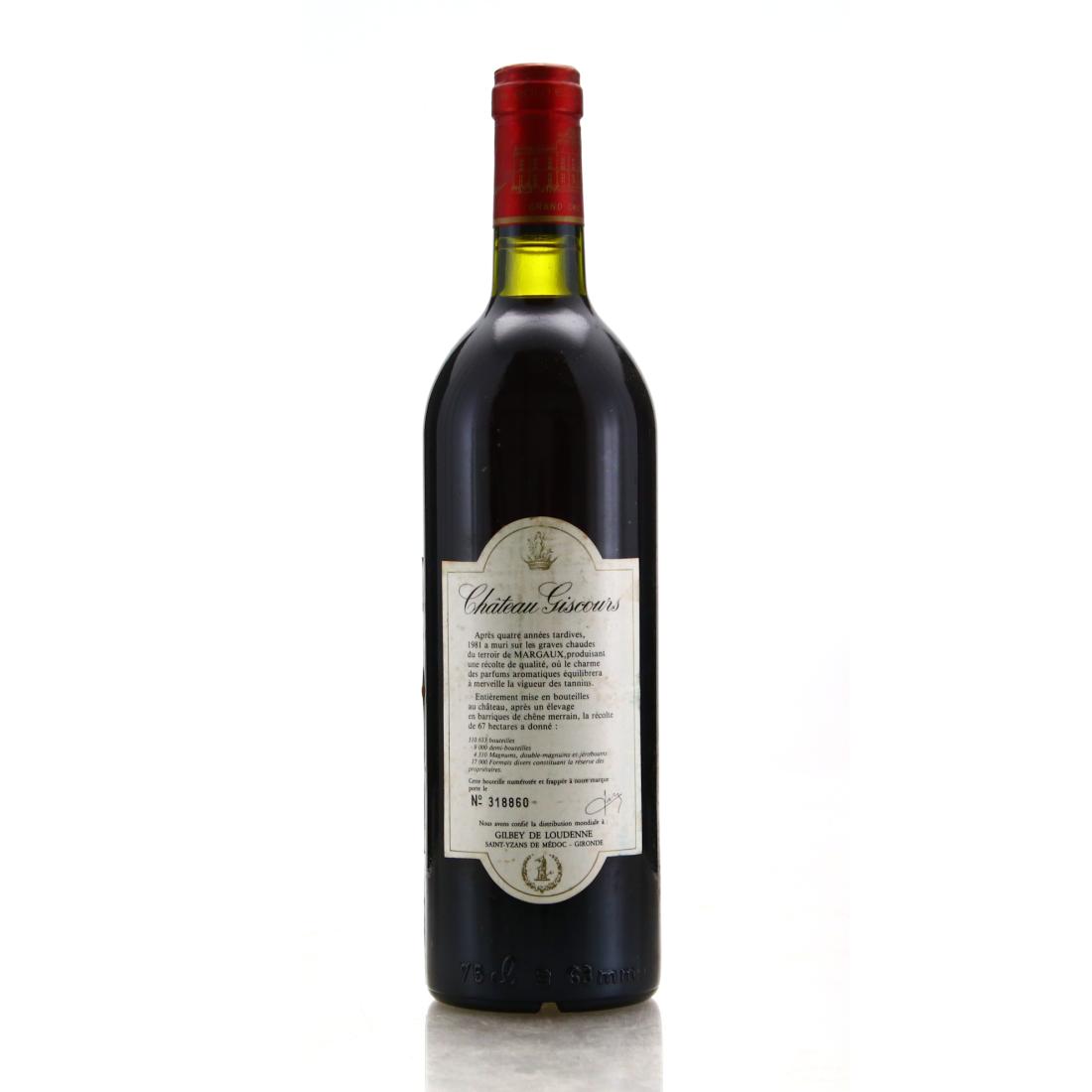 Image for Château Giscours 1981