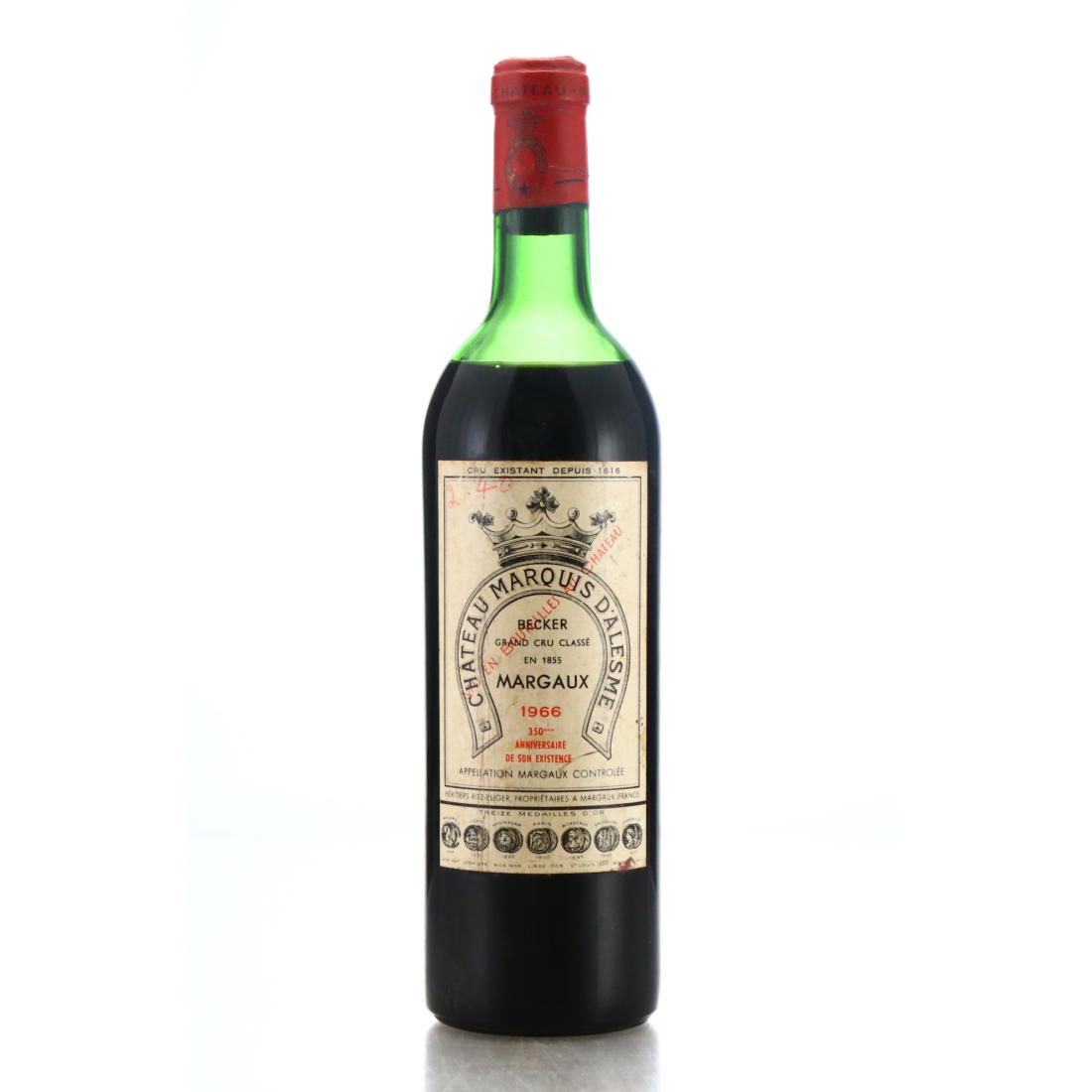 Image for Ch. Marquis D'Alesme 1966 Margaux 3eme-Cru
