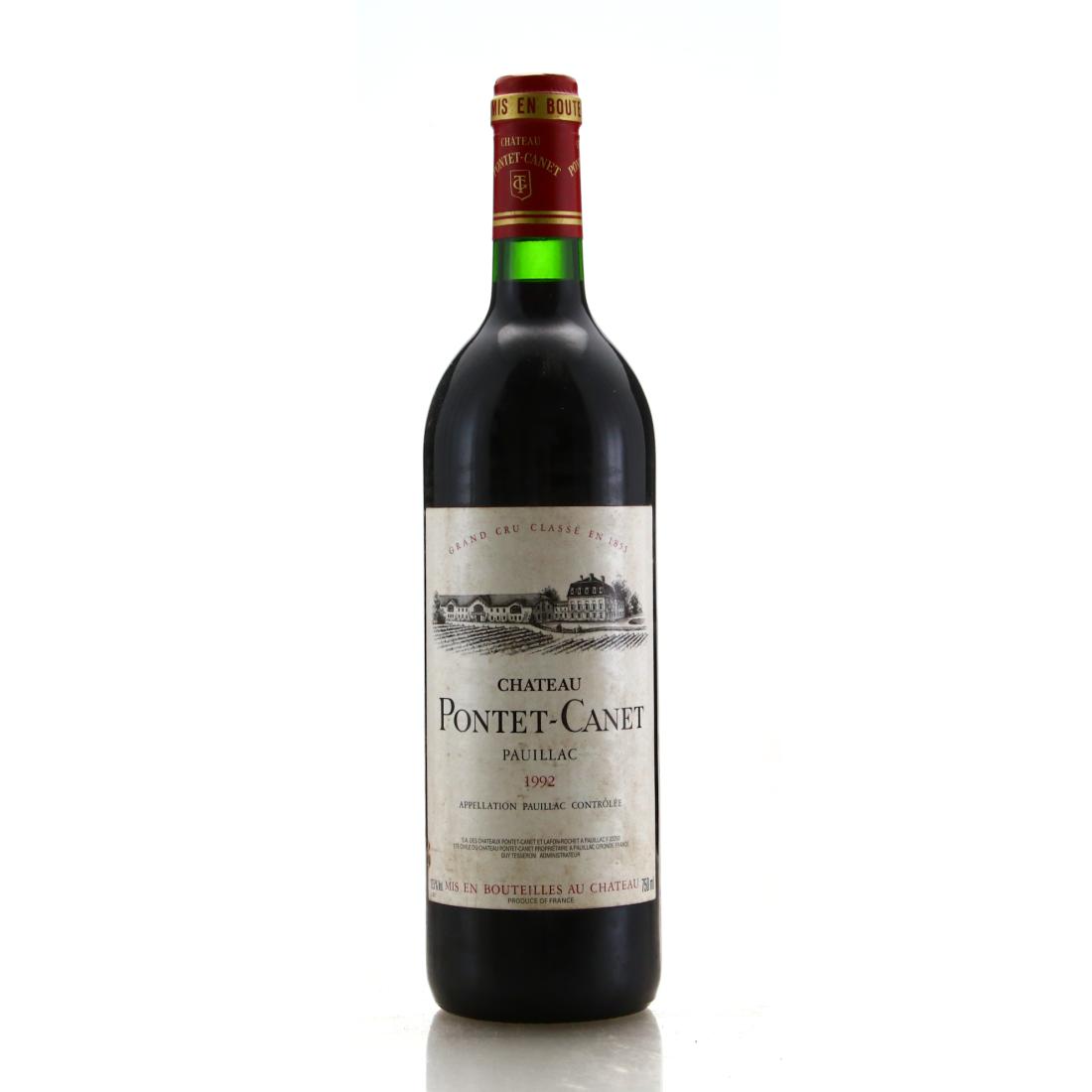 Image for Ch. Pontet-Canet 1992 Pauillac 5eme-Cru