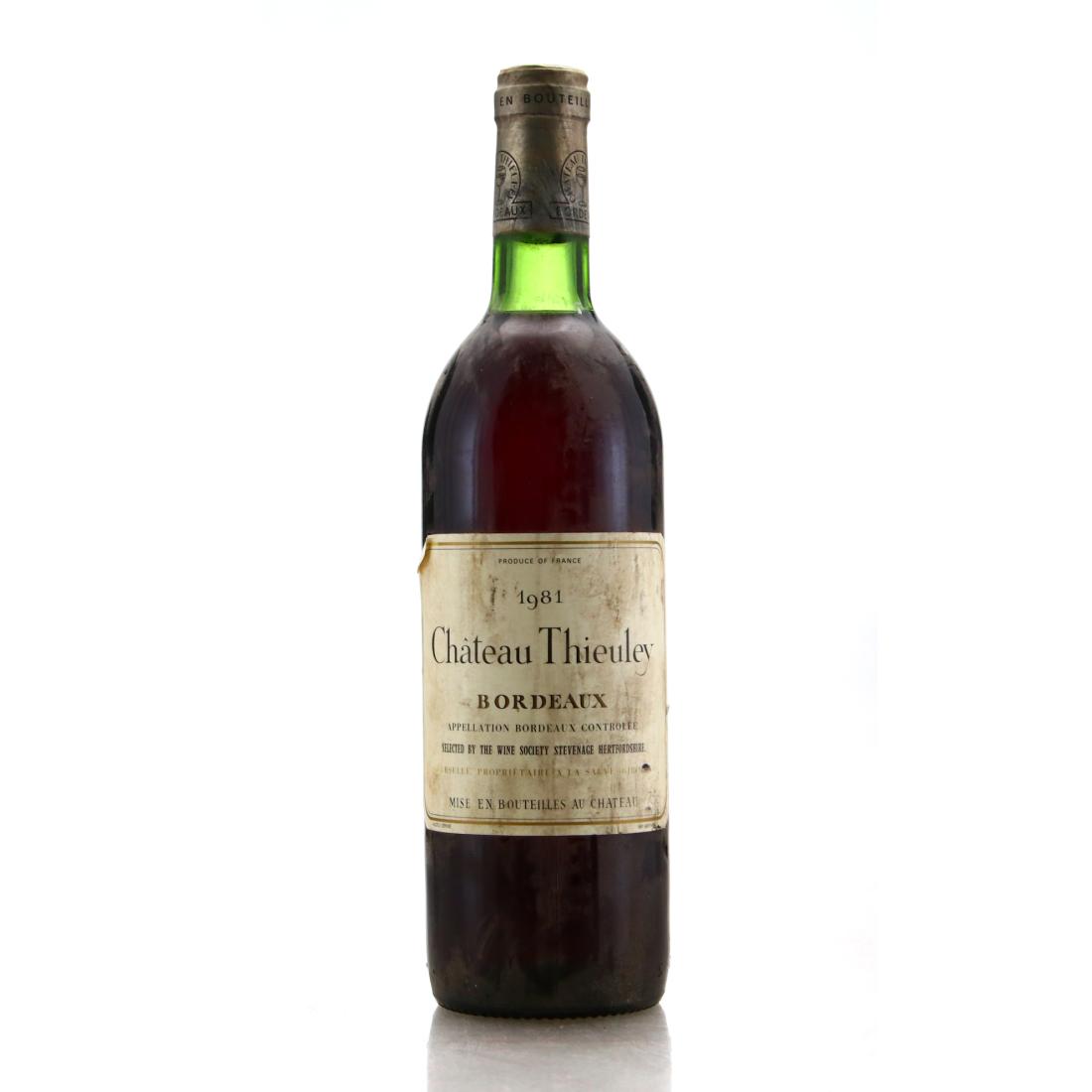 Image for Ch. Thieuley 1981 Bordeaux