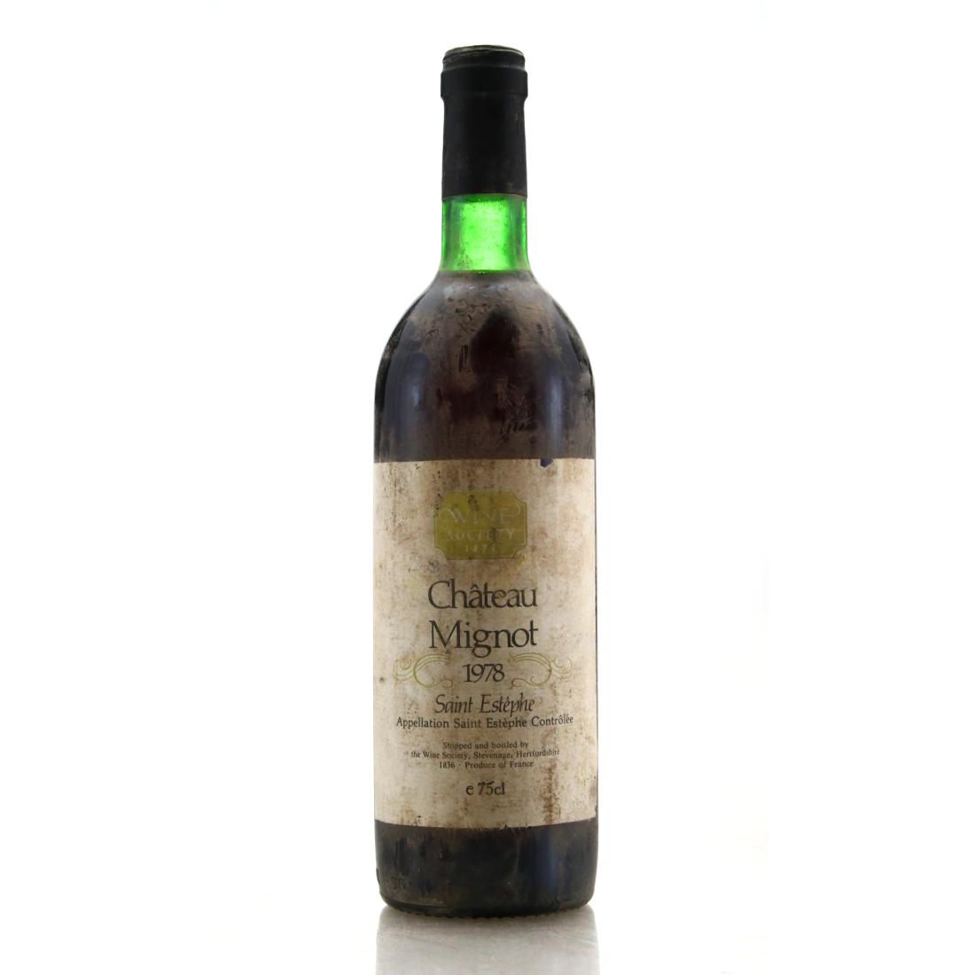 Image for Ch. Mignot 1978 St-Estephe