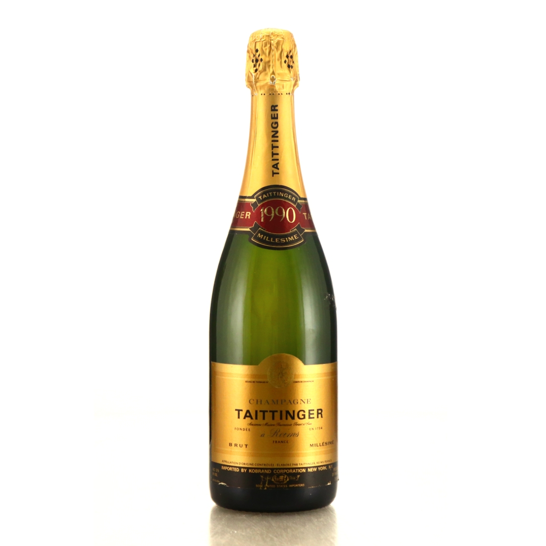 Taittinger Brut Millesime 1990 Vintage Champagne