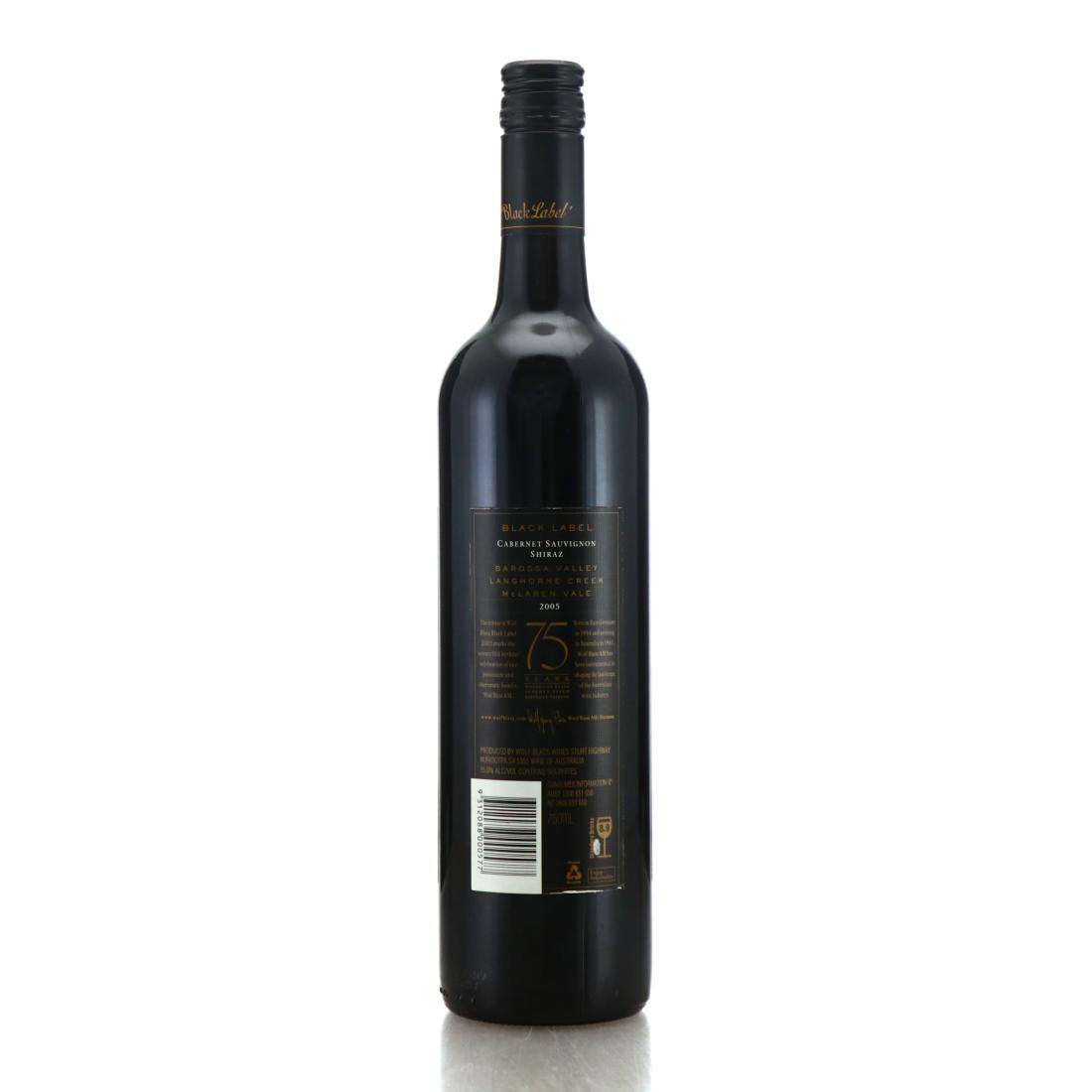 Image for Wolf Blass Black Label Shiraz Cabernet Sauvignon 2005