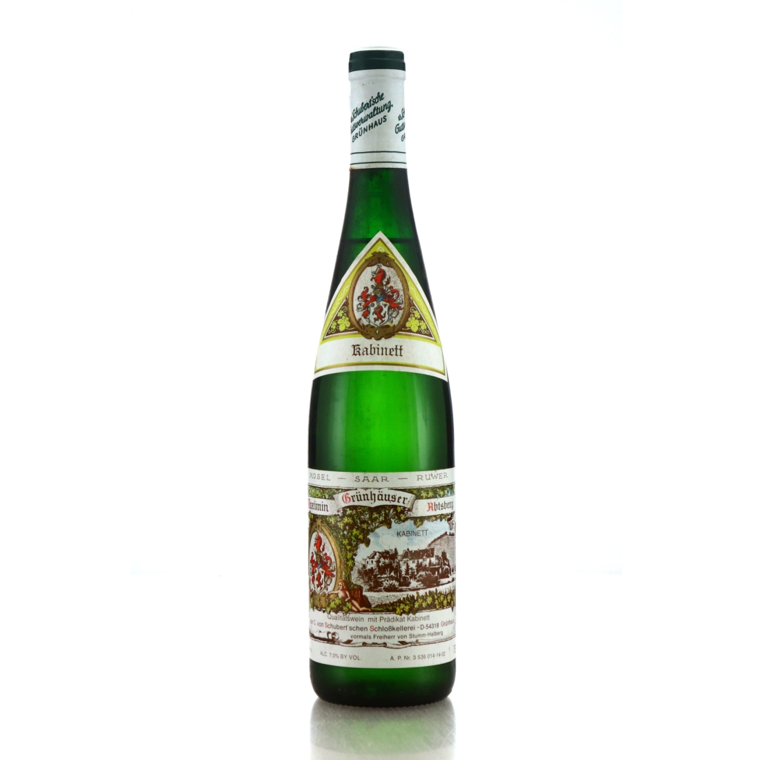 Schubert Maximin Grunhauser Abtsberg Riesling Kabinett 2001 Mosel