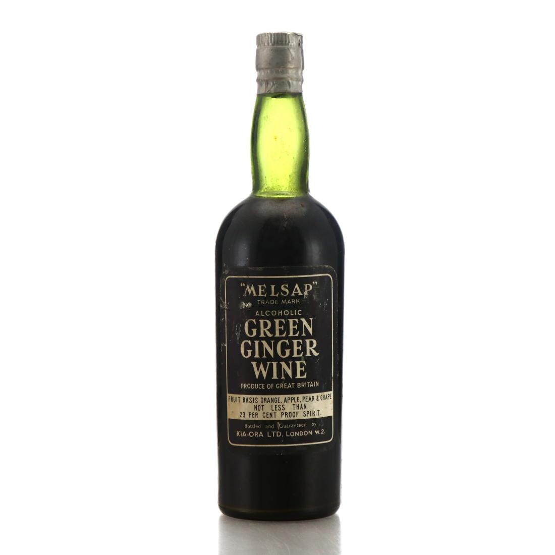 Image for Melsap Green Ginger Wine NV Great Britain circa 1960s