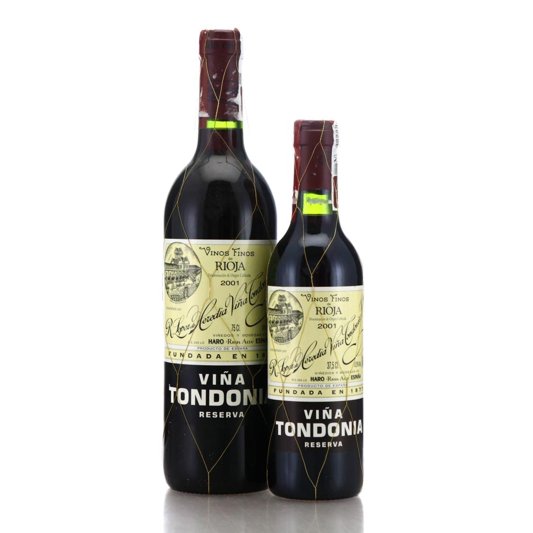 Image for R. Lopez de Heredia Vina Tondonia 2001 Rioja Reserva x2