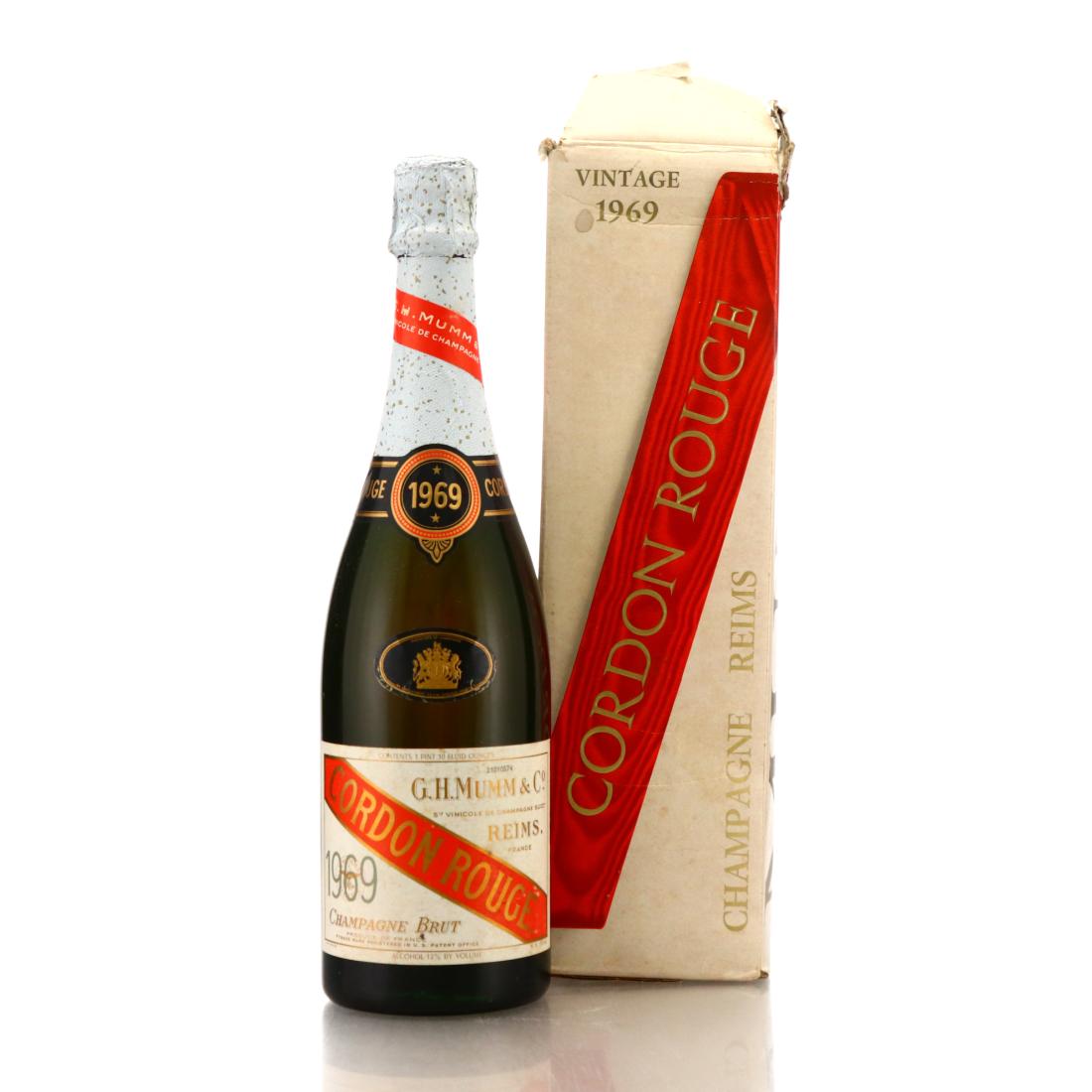 Image for G.H. Mumm Cordon Rouge Brut 1969 Vintage Champagne