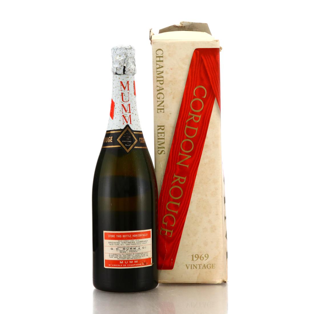 Image for G.H. Mumm Cordon Rouge Brut 1969 Vintage Champagne
