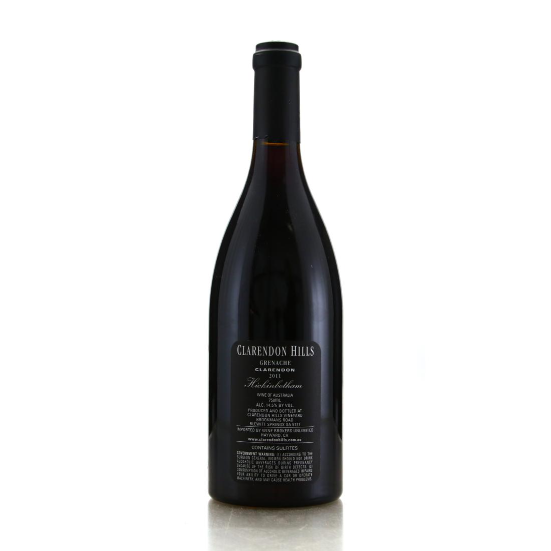 Image for Clarendon Hills Hickinbotham Grenache 2011 South Australia