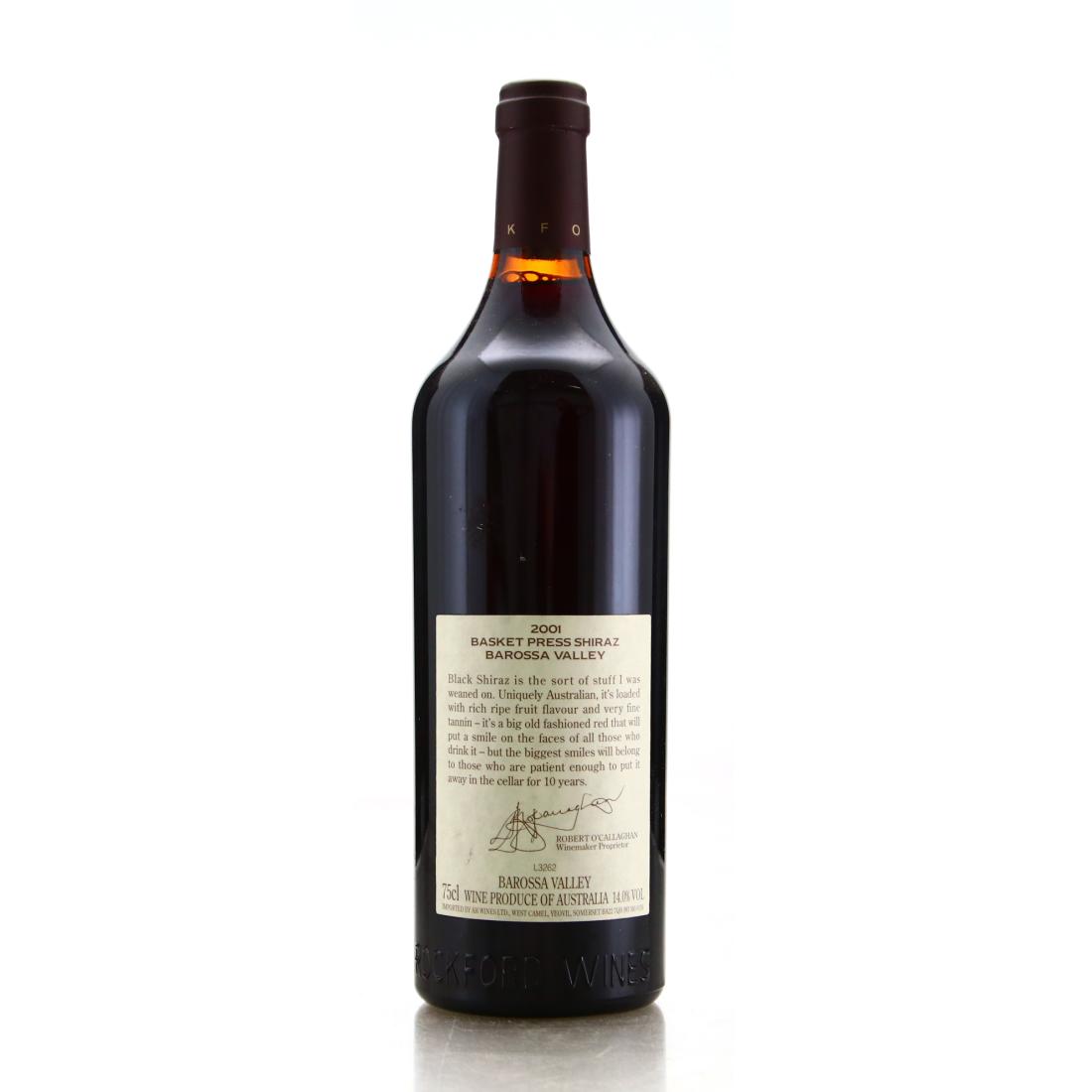 Image for Rockford Basket Press Shiraz 2001 Barossa Valley