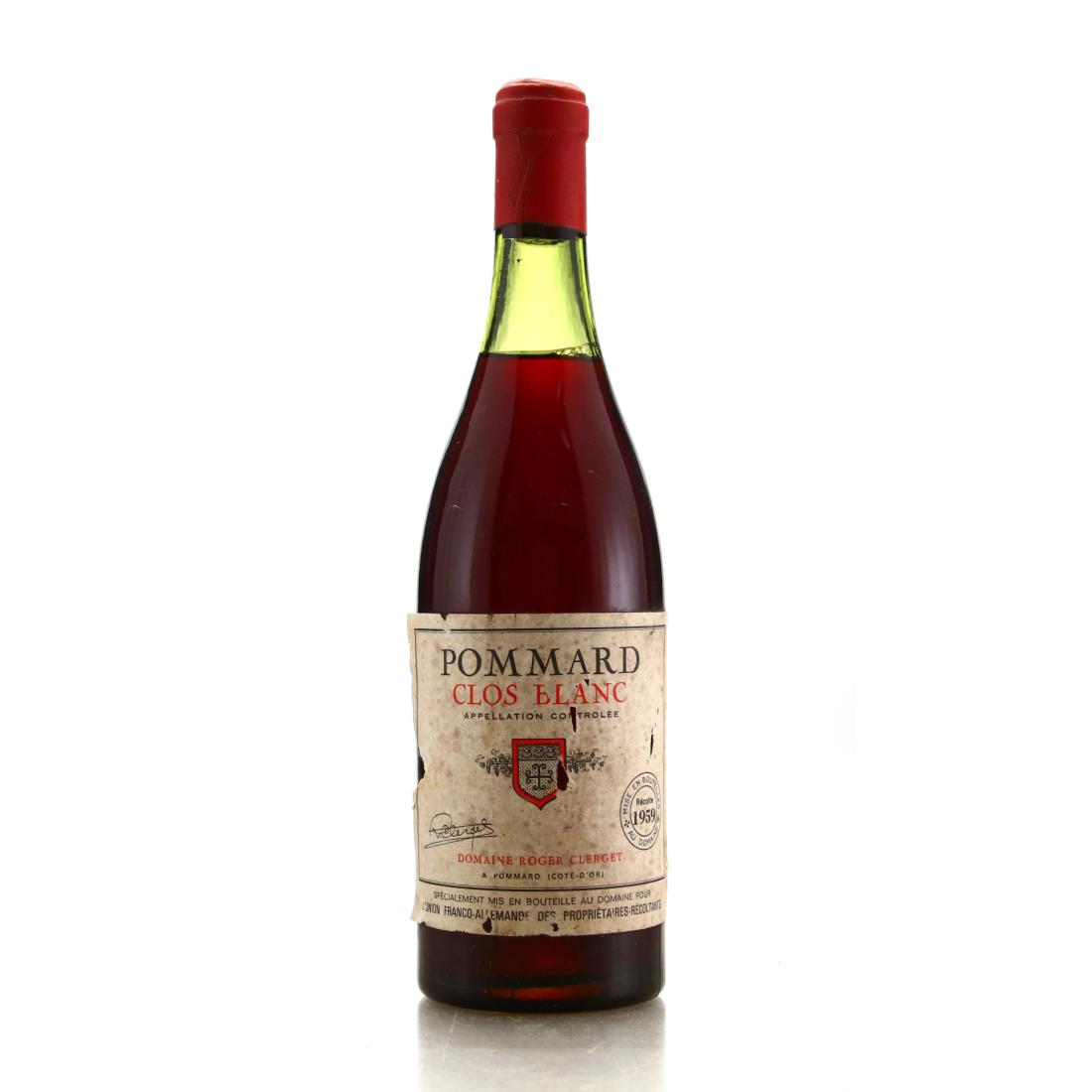Image for Dom. Roger Clerget 1959 Pommard Clos Blanc 1er-Cru