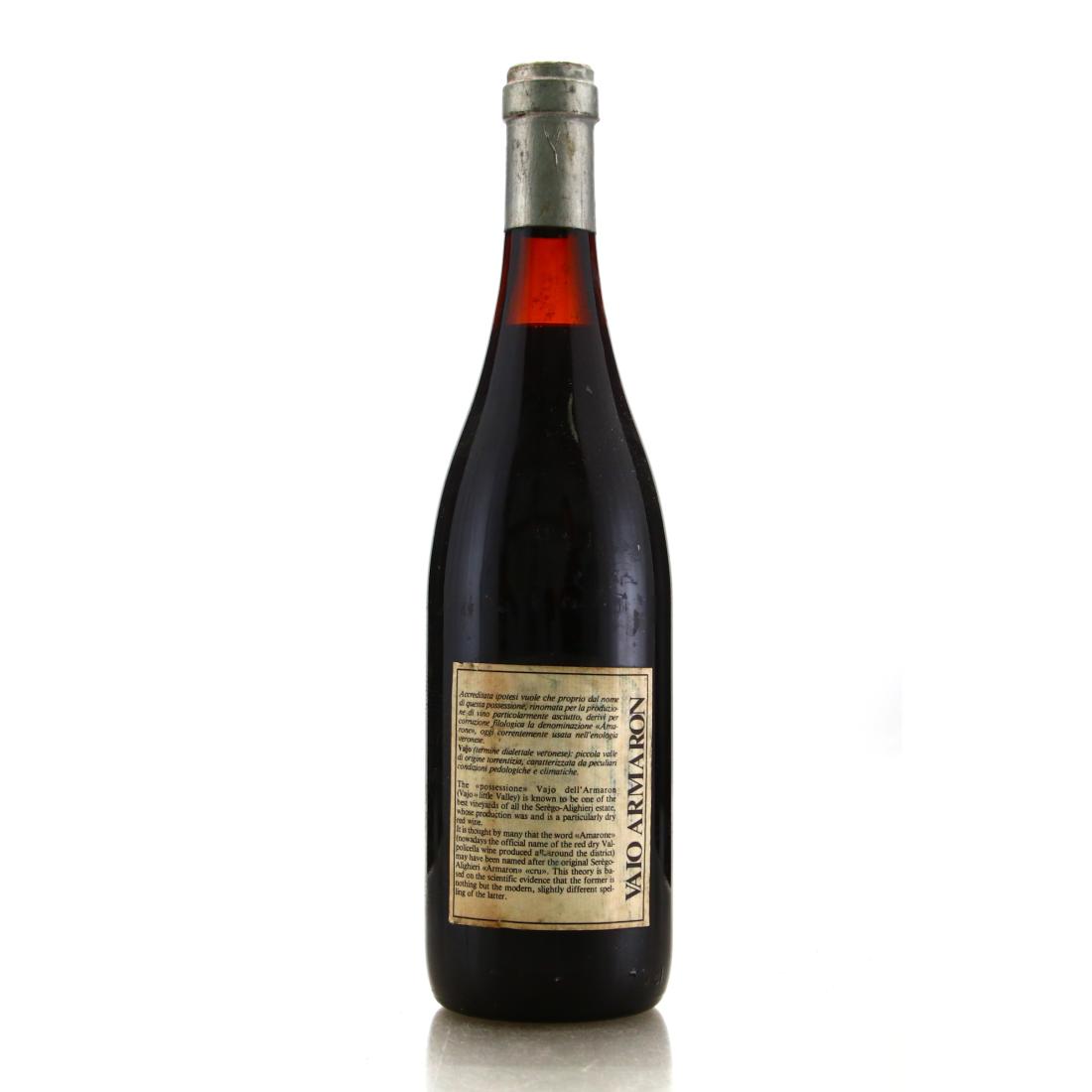 Image for Serego Alighieri Vaio Armaron 1979 Amarone Recioto Valpolicella / Masi