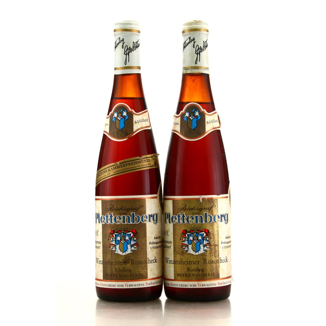 Image for Reichsgraf von Plettenberg Winzenheimer Rosenheck Riesling Beerenauslese 1976 Nahe