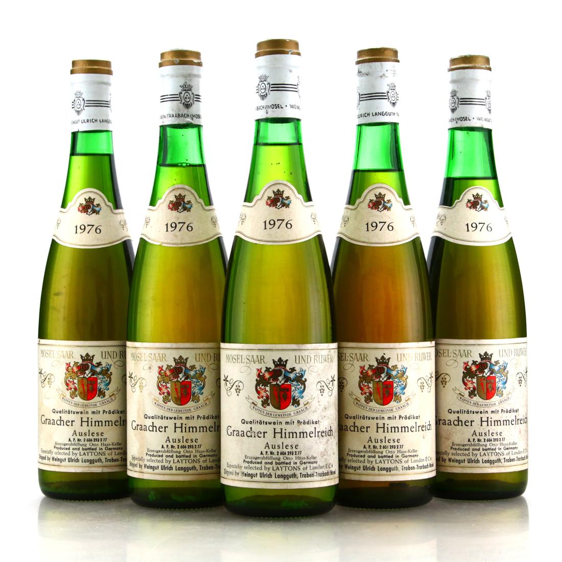 Image for Ulrich Langguth Graacher Himmelreich Riesling Auslese 1976 Mosel