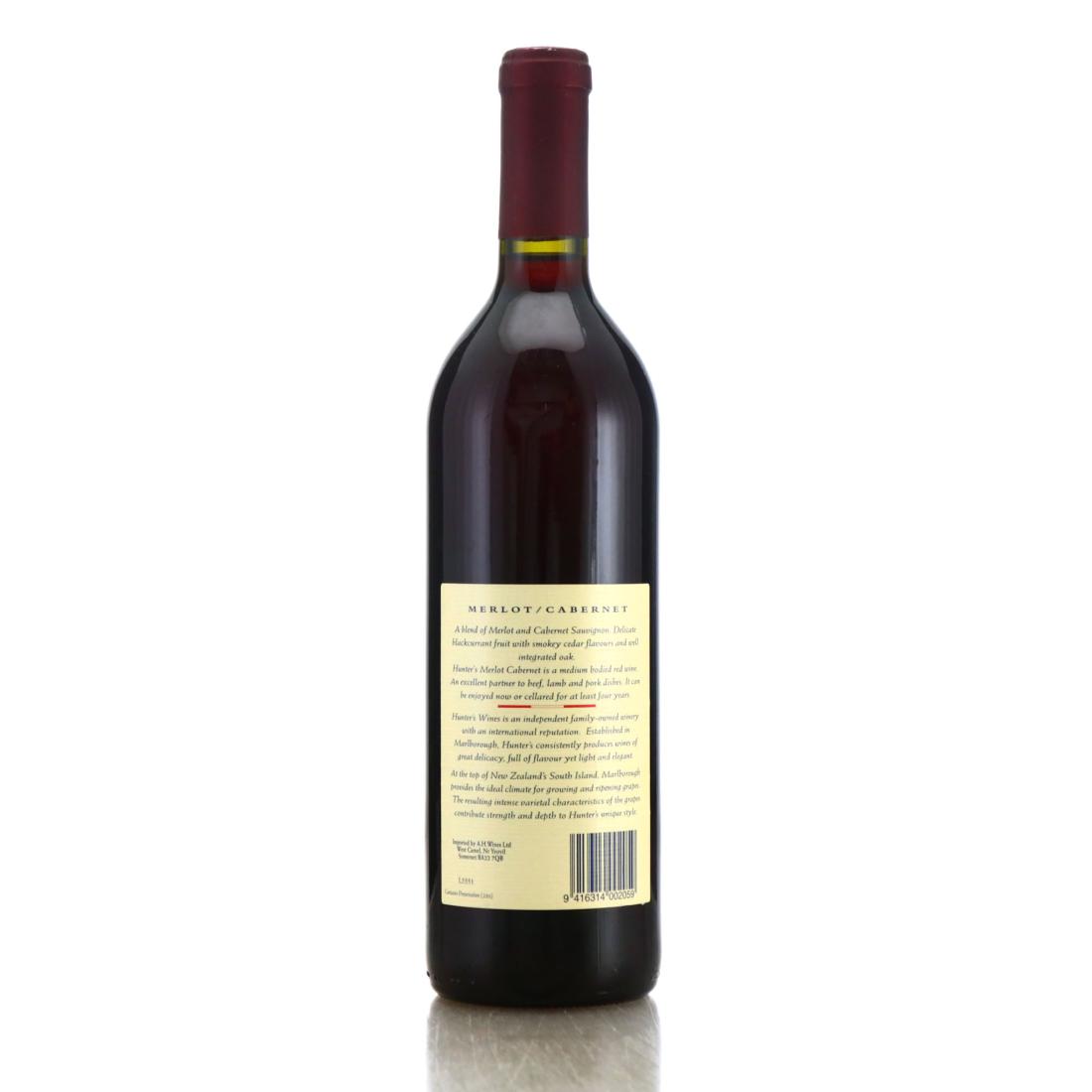 Image for Hunter's Merlot Cabernet 1995 Marlborough